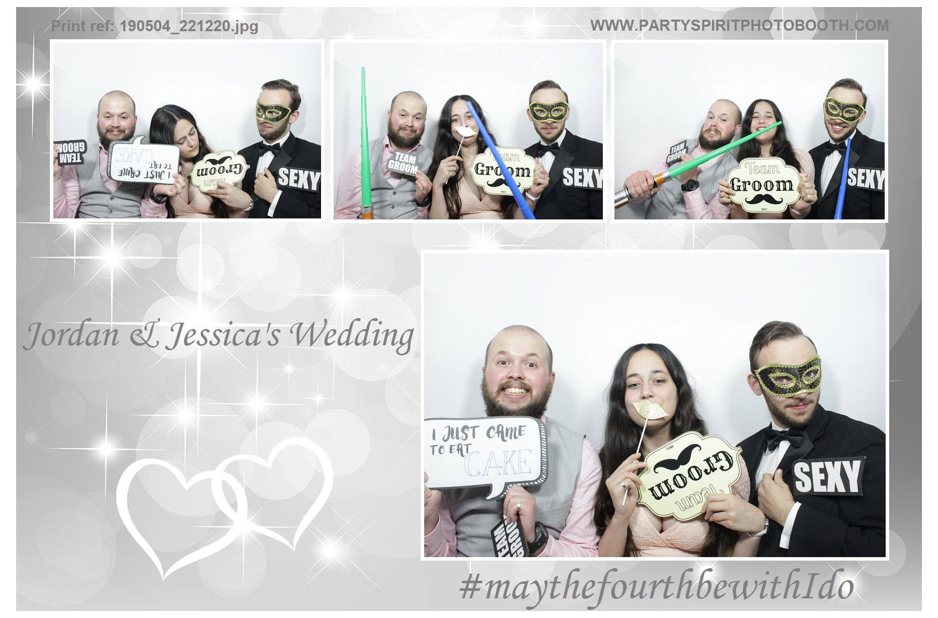 Jordan and Jessica's Wedding | View more photos from the event at gallery.partyspiritphotobooth.com/u/PartySpiritPhotoBooth/Jordan-and-Jessicas-Wedding